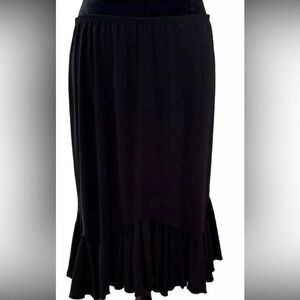 Dynamite Y2K all rayon black ladies‎ skirt no size tag-SZ large/XL 36” waist
